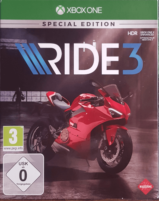 Ride 3 box art for Xbox One